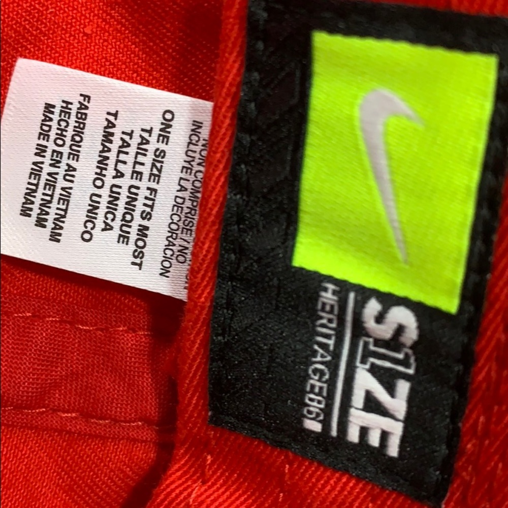 NIKE CAP HERITAGE86 youth 1 size red/black - Picture 15 of 16